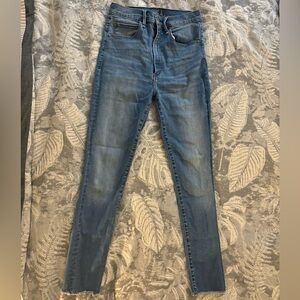 A&F ultra high rise super skinny jeans